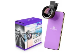 Spacetronik SP-LK01 wide-angle 2in1 phone lens for macro photos