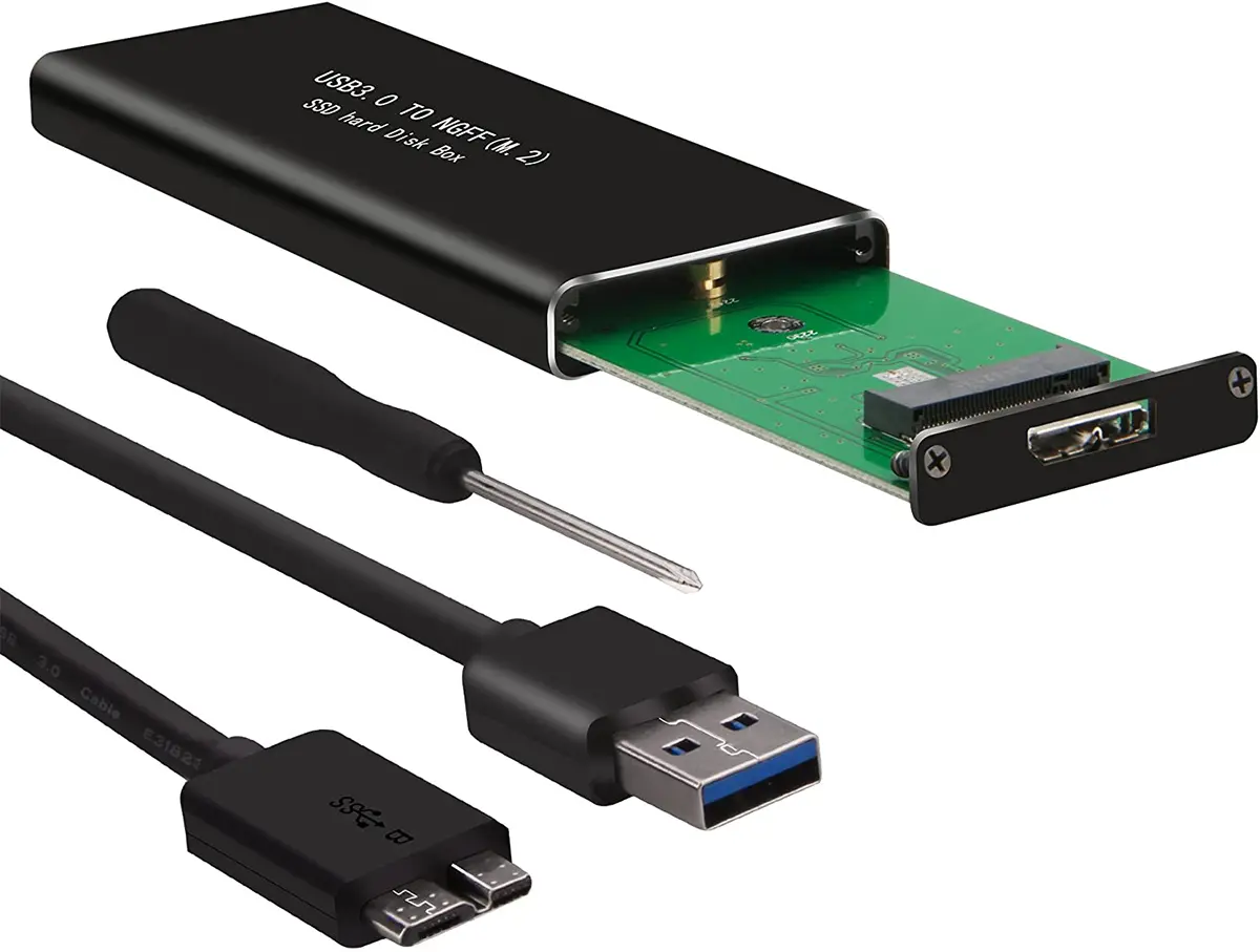 Adapter czytnik dysku SSD Obudowa M.2 USB 3.0 NGFF