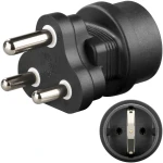 Adapter podróżny gniazdo Europa / Schuko - wtyk południowoafrykański typ M, BS 546, 15-A