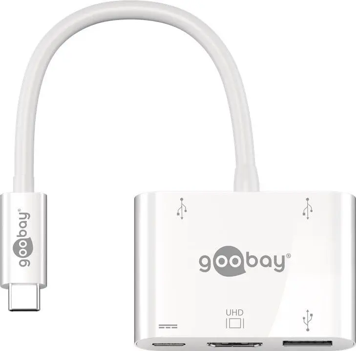 Adapter USB-C na HDMI + USB 3.0 + 2x USB 2.0 + USB-C Goobay