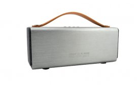 Aluminiowe głośniki bluetooth Spacetronik X05 Silver