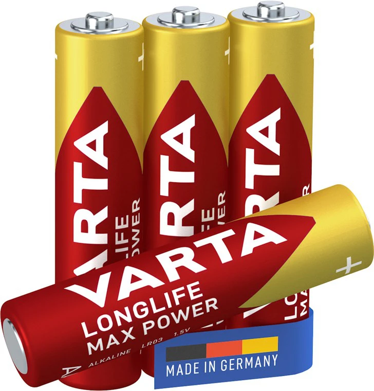 Baterie VARTA Longlife Max Power LR03 AAA 1,5V blister 4 szt.