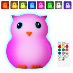 Big Owl bedside lamp with remote control for Kids RGB SP-LN01XL