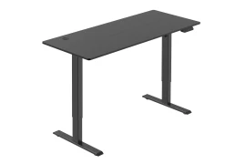 Black electric desk with height adjustment Spacetronik SPE-O120 Moris 140x70