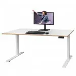 Set electric frame for the desk Spacetronik SPE-252W + table top 160x80 white