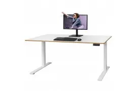 Set electric frame for the desk Spacetronik SPE-253W + table top 160x80 white