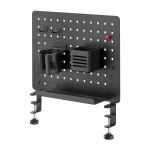 Black perforated board with desk clamps Spacetronik Ergoline Holdee SPB-151B