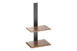 Black and walnut flower stand - mobile flower stand, standing, for potted plants Spacetronik SPGC22