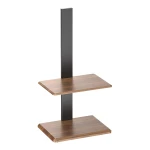 Black and walnut flower stand - mobile flower stand, standing, for potted plants Spacetronik SPGC22