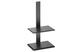 Black flower stand - mobile flower stand, standing, for potted plants Spacetronik SPGC22