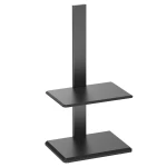 Black flower stand - mobile flower stand, standing, for potted plants Spacetronik SPGC22