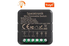 In-wall Mini Wi-Fi dimmer light dimmer Smart Life Tuya three-phase star Spacetronik SL-SD-02
