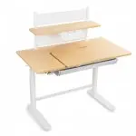 Spacetronik XD 112x60 cm (white) adjustable children's desk with a shelf