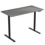 Adjustable desk with electric height change Spacetronik Moris SPE-O121, 120x60, Black frame, Gray top