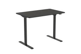 Adjustable desk with electric height change Spacetronik Moris SPE-O121, 100x60, Black frame, Black top