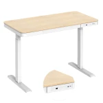 Elegant Desk with Electric Height Adjustment Spacetronik Astrid SPE-B126WO