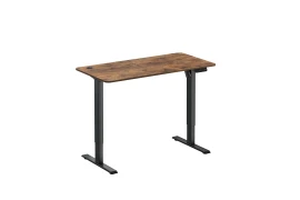 Electric Desk Rustic Brown with Height Adjustment Spacetronik SPE-O120 Moris 120x60