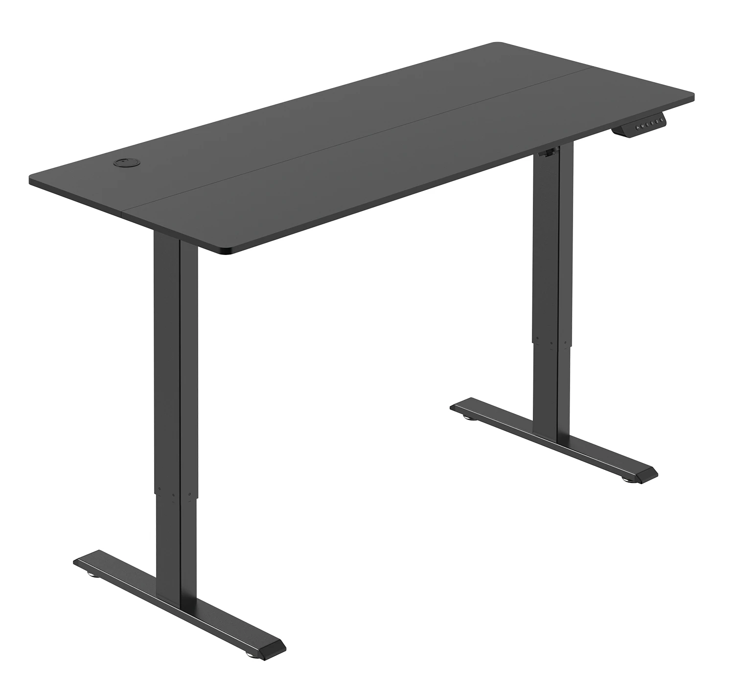 Black electric desk with height adjustment Spacetronik SPE-O120 Moris 140x70