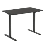 Adjustable desk with electric height change Spacetronik Moris SPE-O121, 100x60, Black frame, Black top