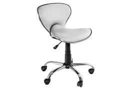 Spacetronik Binary Ergonomic Adjustable Beauty Chair (White)