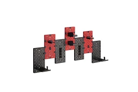 Black and red Spacetronik SPB-157R perforated board