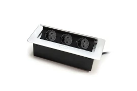 Gniazda blatowe otwierane chowane w blat Spacetronik SPS-D33S V2 OUTLET 