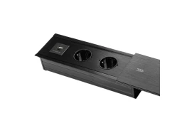 Spacetronik SPS-S24CB V2 sliding furniture socket