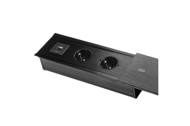 Spacetronik SPS-S24CB sliding furniture socket