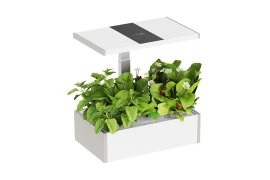 Smart flowerpot 10l SMART Garden white and gray with LCD screen for your favorite plants all year round Spacetronik SPGC20