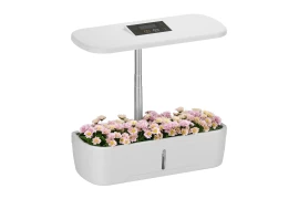 Smart flowerpot SMART GARDEN white with Spacetronik SPGC10 irrigation system