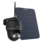 Reolink Argus PT Ultra 8Mpix 4K, WiFi 2.4 and 5GHz Smart Camera with People Detection, Black + Solar Panel