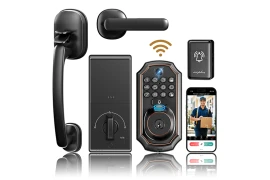 Smart door lock ARPHA D289H with WiFi, camera, and fingerprint reader