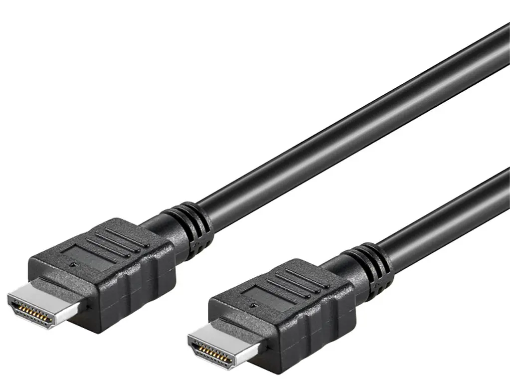 Kabel HDMI 1.4 FullHD 1080p ARC CEC Goobay czarny 2m