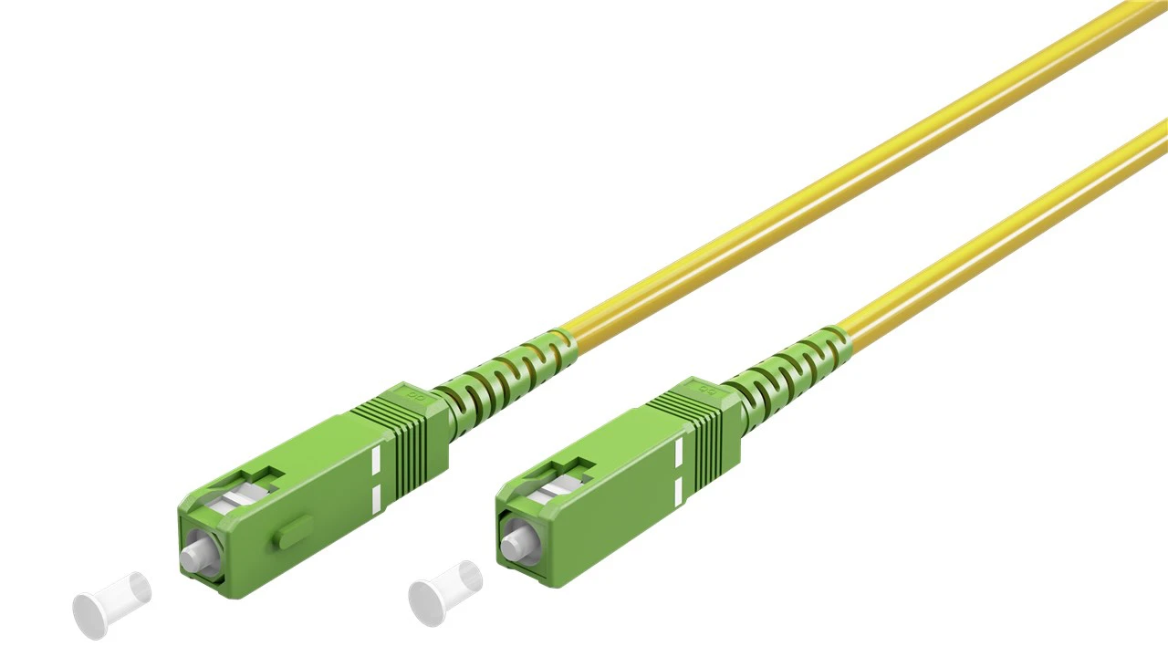 Kabel światłowodowy FOC simplex OS2 SC-APC - SC-APC Goobay 0,5m