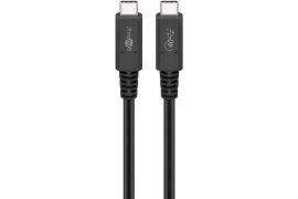 USB-C USB4 Cable 3.2 Gen 3x2 100W 20A 5V Goobay 1m
