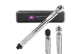 CrV torque wrench Spacetronik SPM-T19 2-24Nm with lock and measuring range 1/4