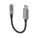 LS-Y80C USB-C to jack 3.5 mm adapter black