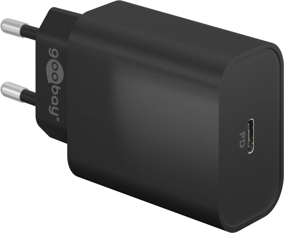 Ładowarka sieciowa USB-C szybkie ładowanie 45W Power Delivery Goobay czarna