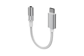 LS-Y80C USB-C to 3.5 mm jack adapter gray