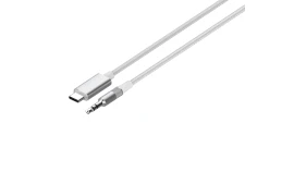 LS-Y81C USB-C to 3.5 mm Jack Cable 1 Meter gray