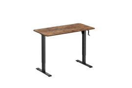 Manual desk with adjustable height 120x60 Spacetronik Moris