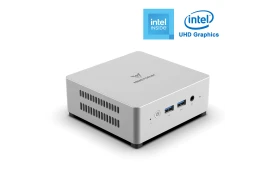 Minisforum UN100L Energy Efficient Mini PC Intel N100, 16GB RAM LPDDR5, M.2 SSD 256GB, Windows 11, 4K