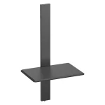 Spacetronik SPGC21 Adjustable Wall Shelf Black Steel 43cm