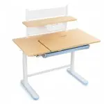 Spacetronik XD 112x60 cm (blue) adjustable children's desk with a shelf