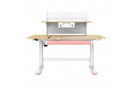 Spacetronik XD 112x60 cm (pink) adjustable children's desk with a shelf