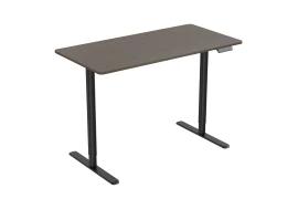 Adjustable desk with electric height change Spacetronik Moris SPE-O121, 120x60, Black frame, Dark wood top