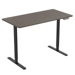 Adjustable desk with electric height change Spacetronik Moris SPE-O121, 120x60, Black frame, Dark wood top