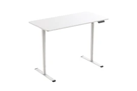 Adjustable desk with electric height change Spacetronik Moris SPE-O121, 120x60, White frame, White top