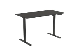 Adjustable desk with electric height change Spacetronik Moris SPE-O121, 120x60, Black frame, Black top