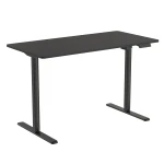 Adjustable desk with electric height change Spacetronik Moris SPE-O121, 120x60, Black frame, Black top